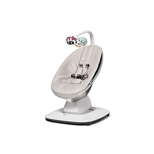 포맘스 4moms MamaRoo Multi-Motion Baby Swing in Classic Grey with Mesh Infant Insert, Mint