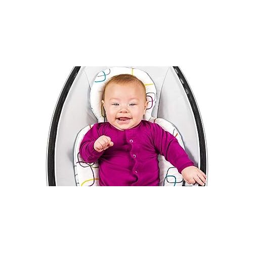 포맘스 4moms RockaRoo and MamaRoo Infant Insert, Machine Washable, Soft, Plush Fabric, Reversible Design