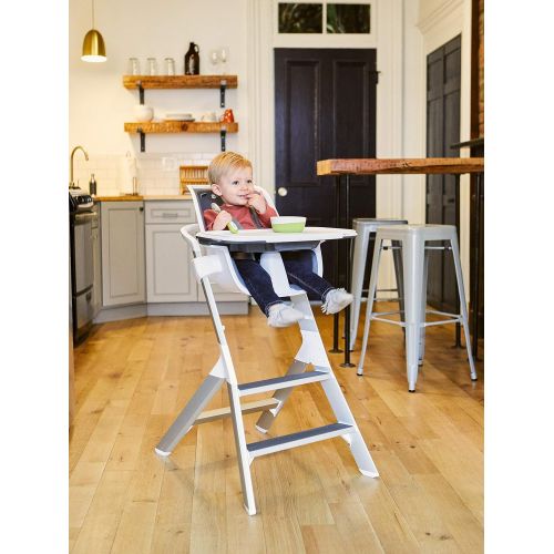 포맘스 4moms high Chair - Easy to Clean with Magnetic, one-Handed Tray Attachment