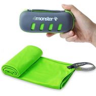 4Monster Microfiber Towel, Travel Towel, Camping Towel, Fast Drying, Soft Light Weight, Suitable for Gym, Beach, Swimming, Backpacking and More