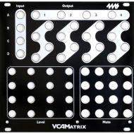 4ms VCA Matrix Eurorack Module DIY Faceplate (Black)