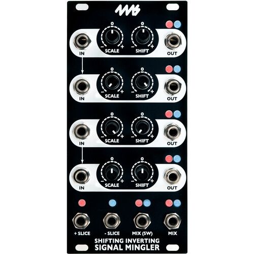  4ms Shifting Inverting Signal Mingler Eurorack Module DIY Faceplate (Black)