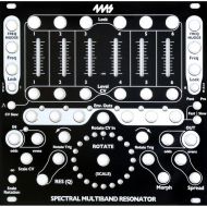 4ms Spectral Multiband Resonator Eurorack Module Faceplate (Black)
