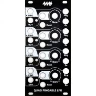 4ms Quad Pingable LFO Eurorack Module Faceplate (Black)