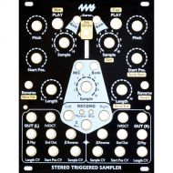 4ms Stereo Triggered Sampler Eurorack Module Faceplate (Black)