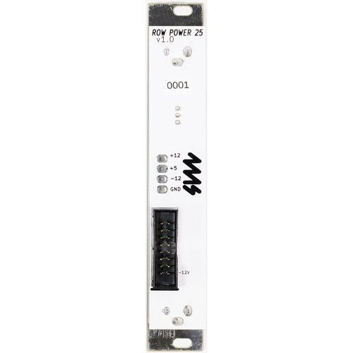  4ms Row Power 25 Power Supply Eurorack Module (4 HP, White)