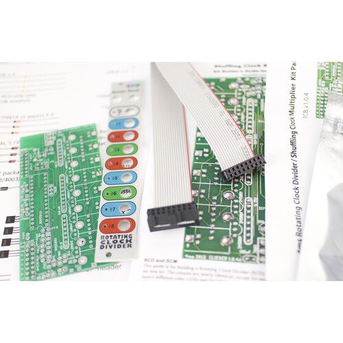  4ms Rotating Clock Divider Kit Eurorack Module (4 HP, Silver Panel)