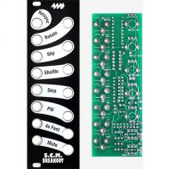 4ms Shuffling Clock Multiplier Breakout Kit Eurorack Module (8 HP, Black Panel)