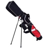 5 Sunday Golf Bag Stand 7 Clubs Carry Pockets Travel Storage Lightweight