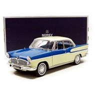 5 Norev 1960 Simca Vedette Chambord Tropic Green and China Ivory 1/18 Diecast Model Car