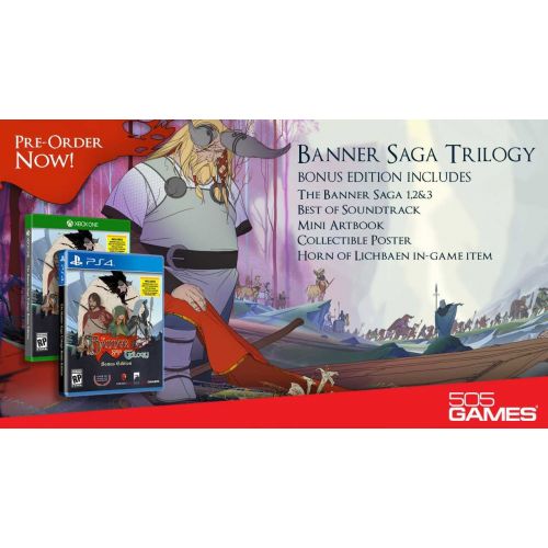  The Banner Saga Collection, 505 Games, PlayStation 4, 812872019567