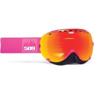 [아마존베스트]509 Aviator Snowmobile Goggles Pink Fire Mirror Clear Tint Lens