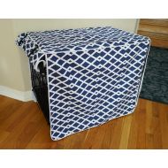 528zone Modern Blue Marine Dog Pet Wire Kennel Crate Cage House Cover (Small, Medium, Large, XL, XXL)