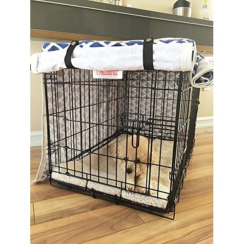  528zone Modern Blue Marine Dog Pet Wire Kennel Crate Cage House Cover (Small, Medium, Large, XL, XXL)