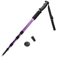 53" Purple Shock-Resistant Adjustable Trekking Pole