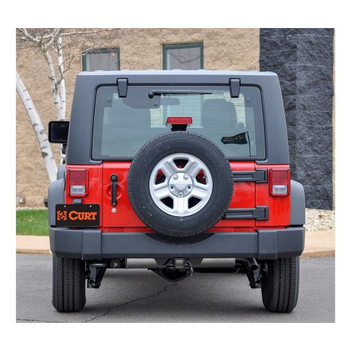  55124 CURT 13432 Class 3 Trailer Hitch, 2-Inch Receiver for Select Jeep Wrangler