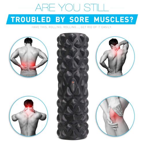  [아마존 핫딜]  [아마존핫딜]5BILLION FITNESS 5BILLION Faszienrolle - Massage Roller 43 * 15cm - Foam Roller Shaped Shell fuer Yoga UEbungen, myofasziale Entspannung, Muskelschmerzen