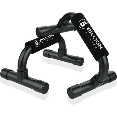  5BILLION FITNESS 5BILLION Push Up Bars - Workout for Home Gym & Traveling Fitness - Great for Your Muscle Ups, Pull Ups & Strength Training