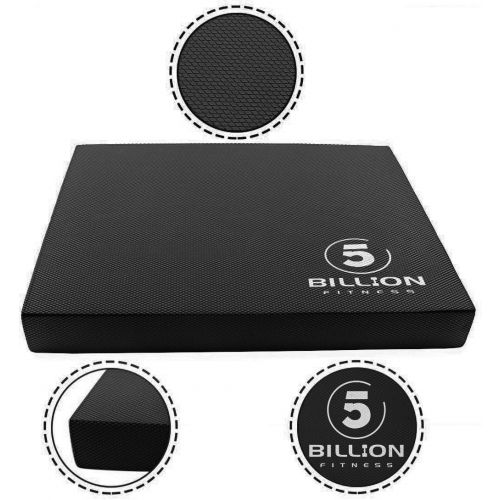  5BILLION FITNESS 5BILLION Balance Pad & Balance Board - Gym Exercise Mat & Foam Balance Trainer - Wobble Cushion for Physical Therapy and Core Balance