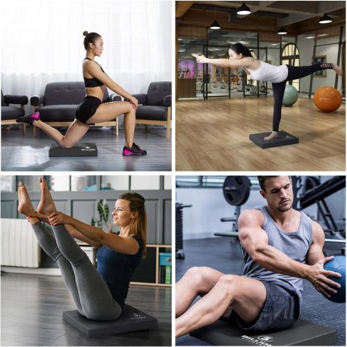  5BILLION FITNESS 5BILLION Balance Pad & Balance Board - Gym Exercise Mat & Foam Balance Trainer - Wobble Cushion for Physical Therapy and Core Balance