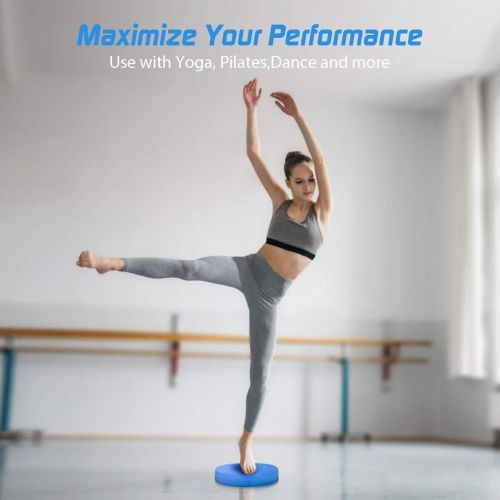  5BILLION FITNESS 5BILLION Balance Pad - Oval - Exercise Pad & Foam Balance Trainer - Wobble Cushion for Physical Therapy, Rehabilitation, Dancing Balance Training