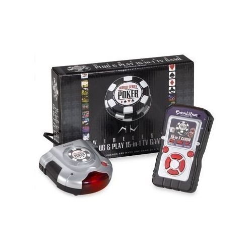  5Star-TD World Series of Poker WSOP 15-in-1 Casino Wireless Plug-N-Play TV Video Game