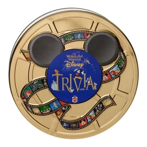 마텔 5Star-TD Wonderful World of Disney Trivia Game in Collectible Tin