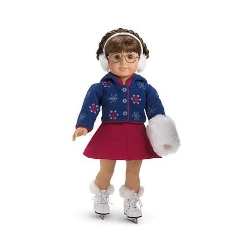  5Star-TD American Girl Mollys Ice Skates & Muffs for Doll by American Girl