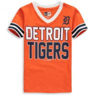 5th & Ocean by New Era Youth Detroit Tigers 5th & Ocean by New Era Orange Jersey T-Shirt with Contrast Trim