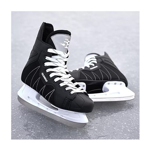  5th Element Stealth Ice Hockey Skates - Perfect for Recreational Ice Skating and Hockey - Moisture-Resistant Liner - True-to-Size Fit
