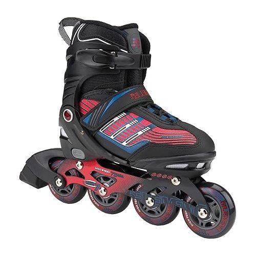  5th Element Kids Adjustable Inline Skates for Boys and Girls with Ankle Support Roller Skates-Includes Skate Bag