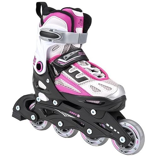  5th Element Kids Adjustable Inline Skates for Boys and Girls with Ankle Support Roller Skates-Includes Skate Bag