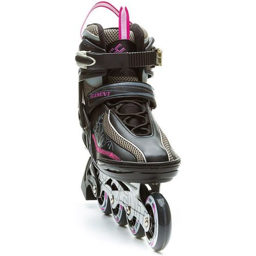  [아마존베스트]5th Element Lynx LX Womens Recreational Inline Skates, Black and Pink