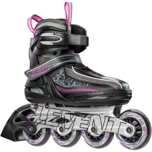  [아마존베스트]5th Element Lynx LX Womens Recreational Inline Skates, Black and Pink