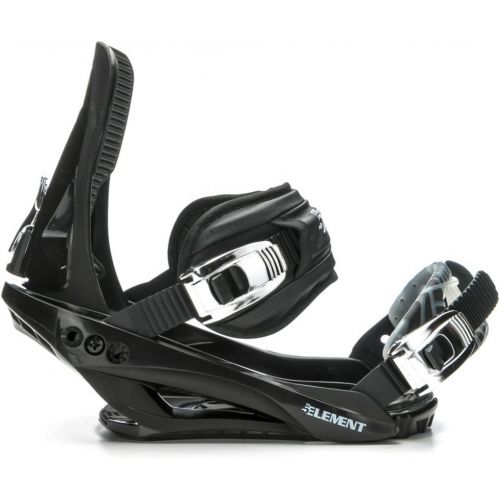  [아마존베스트]5th Element Stealth 3 Convertible Strap Snowboard Bindings Black