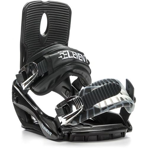  [아마존베스트]5th Element Stealth 3 Convertible Strap Snowboard Bindings Black