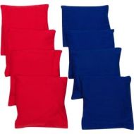 6" Starter Set Cornhole Bean Bags (Set of 8) -By Simply Sports (Red, Blue)