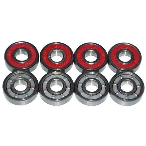 산타크루즈 66mm Santa Cruz Skateboards Slimeballs OG Slime Longboard Skateboard Wheels with Bones Bearings - 8mm Bones REDS Precision Skate Rated Skateboard Bearings - Bundle of 2 items