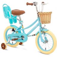 67i Kids Bike Bicycle for Kids Ages 2-12 Years Old Bike for Girls Boys Toddler Bike with Training Wheels 12 14 16 20 Inch Kids Bicycles with Basket and Doll Seat