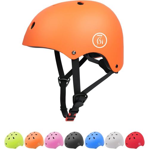  67i Skateboard Helmet Adult Bike Helmet Adjustable and Protection for Skating Helmet Adults Multi-Sports Cycling Skateboarding Scooter Roller Skate Inline Skating Rollerblading