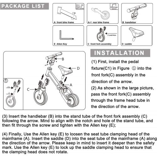  [아마존베스트]67i Kids Tricycles for 2 Year Olds 3 in 1 Tricycles Toddler Tricycle Ages 1-3 Years Kids Trikes for Toddler 3 Wheel Convert 2 Wheel Toddler Bike with Removable Pedal and Adjustable