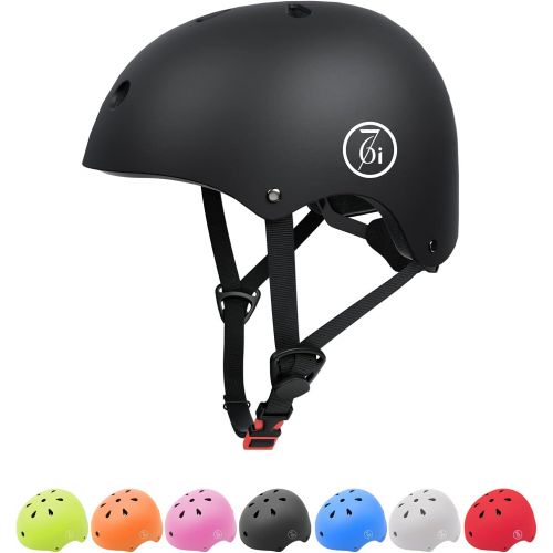  67i Skateboard Helmet Adult Bike Helmet Adjustable and Protection for Skating Helmet Adults Multi-Sports Cycling Skateboarding Scooter Roller Skate Inline Skating Rollerblading