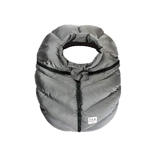  [아마존베스트]7 A.M. Enfant Car Seat Cocoon (Metallic Grey)