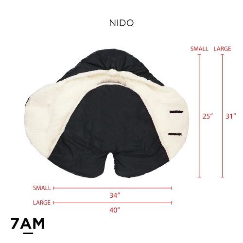  [아마존베스트]7 a.m. 7 A.M. Enfant Nido Quilted (Black, Small)