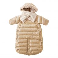 7 a.m. 7AM Enfant Doudoune One Piece Infant Snowsuit Bunting, Beige, Small