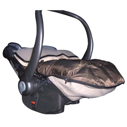  7AM EnfantLe Sac Igloo Footmuff, Converts into a Single Panel Stroller and Car Seat Cover - Cafe, Small