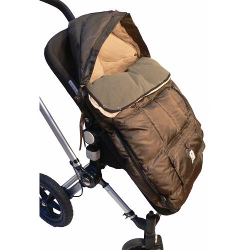  7AM EnfantLe Sac Igloo Footmuff, Converts into a Single Panel Stroller and Car Seat Cover - Cafe, Small