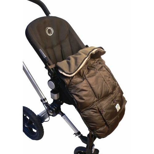  7AM EnfantLe Sac Igloo Footmuff, Converts into a Single Panel Stroller and Car Seat Cover - Cafe, Small