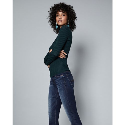  7 For All Mankind Kimmie Crop Skinny Jeans in Phoenix River - 100% Exclusive
