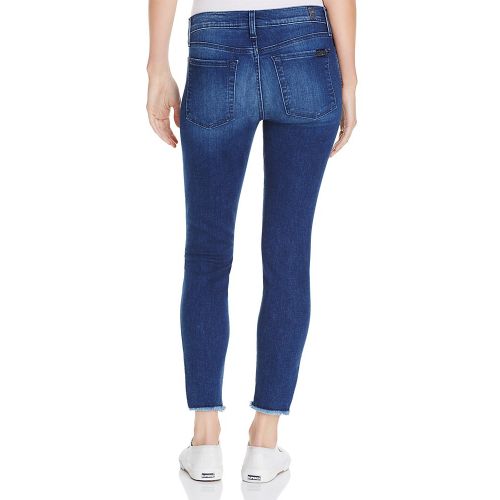  7 For All Mankind The Ankle Angled-Hem Skinny Jeans in 5th Ave